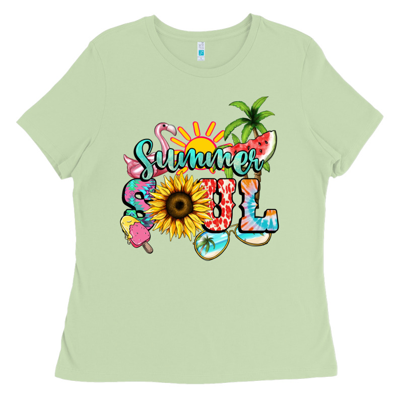 Summer Soul Ladies Tee by NancyCooperArtShop | Teevron