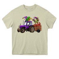 Mossy mardi gras mask crawfish farm tractor Heavy Core Tee - RanaPortraitStore