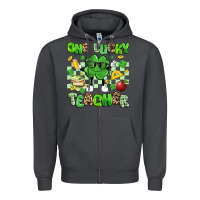 Smoke one lucky teacher Zipper Hoodie - Artiststas