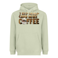 Matcha keep calm and make coffee Heavyweight Hoodie - BarkalooDesign