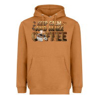 Meerkat keep calm and make coffee Heavyweight Hoodie - BarkalooDesign