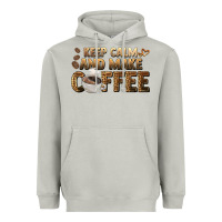 Moon Dust keep calm and make coffee Heavyweight Hoodie - BarkalooDesign