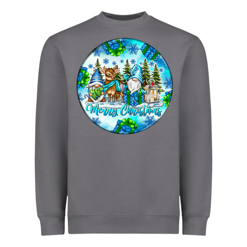 Merry Christmas Heavyweight Sweatshirt by CowhideDigitalArt | Teevron