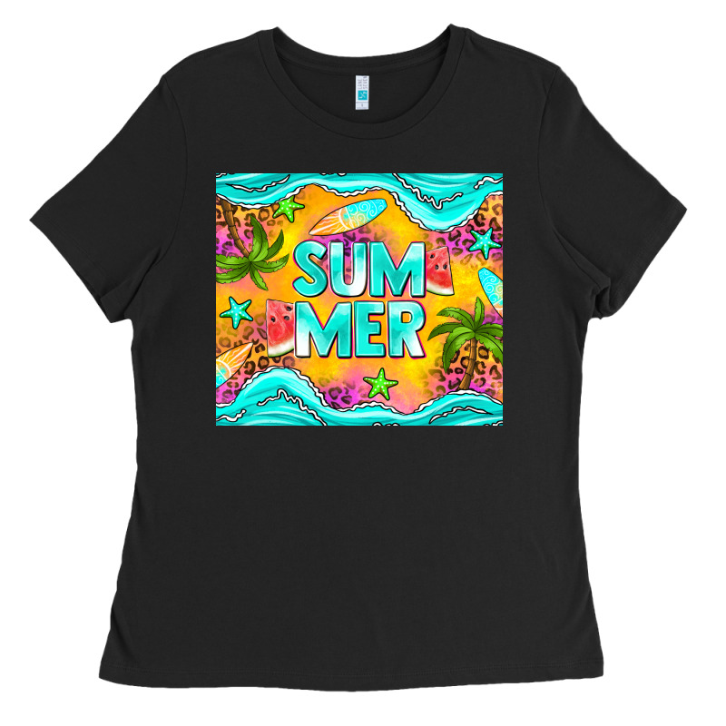 Summer Ladies Tee by NancyCooperArtShop | Teevron