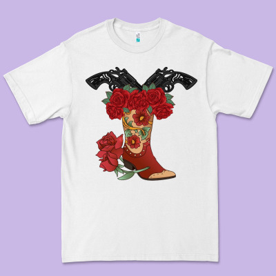 Cowboy Boots Premium Tee Designed By Bettercallsaul