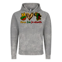 Cloud Rock Peace love Juneteenth Vintage Hoodie - HowdyJamesFarm