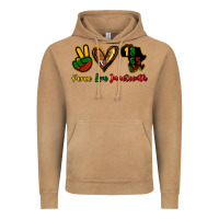 Vintage Camel Peace love Juneteenth Vintage Hoodie - HowdyJamesFarm