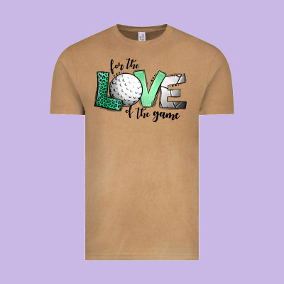 For The Love Of The Game Golf Vintage Tee Designed By Jasminsmagicworld