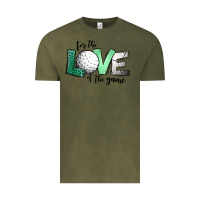 Vintage Olive for the love of the game golf Vintage Tee - Jasminsmagicworld