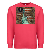 Cardinal statue of liberty tumbler Premium Sweatshirt - BarkalooDesign