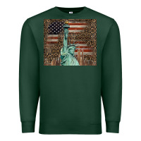Sports Green statue of liberty tumbler Premium Sweatshirt - BarkalooDesign