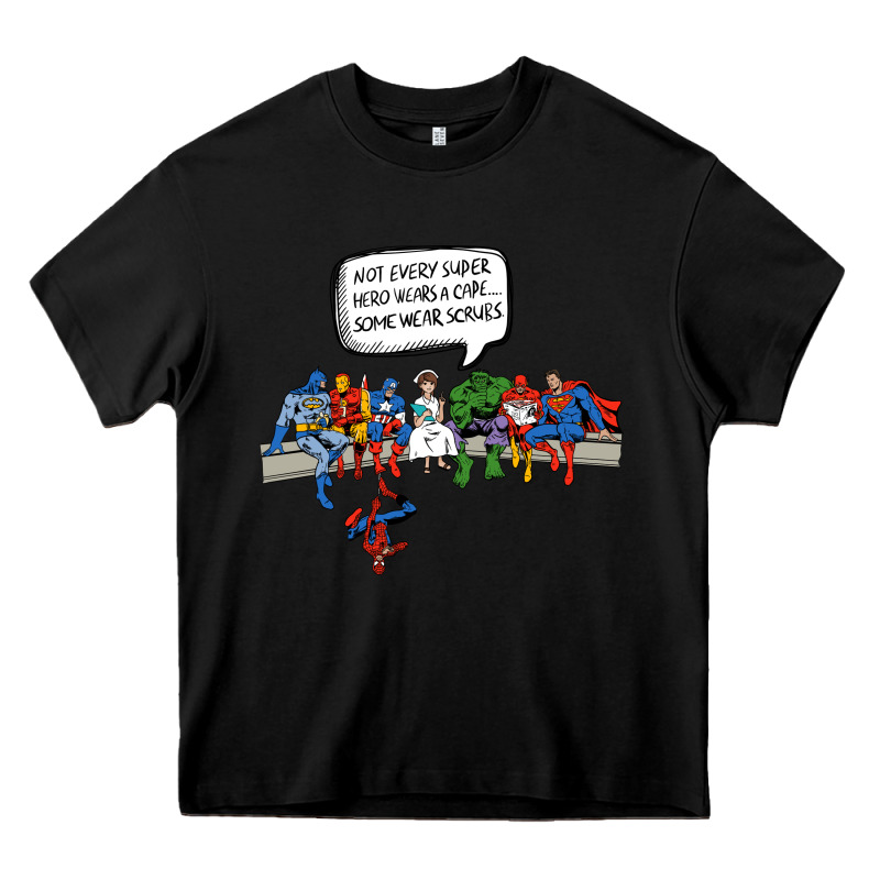 Superheros Heavy Core Tee by Bettercallsaul | Teevron