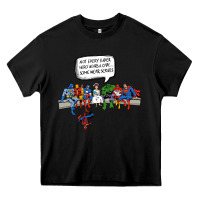 Black Superheros Heavy Core Tee - Bettercallsaul