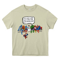 Mossy Superheros Heavy Core Tee - Bettercallsaul