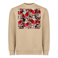 Mushroom Merry Christmas Heavyweight Sweatshirt - CowhideDigitalArt