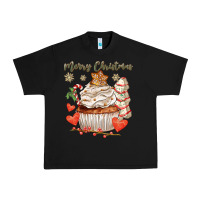 Black merry christmas cupcake Urban Heavy Tee - CowGirlArtShop