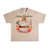 French Oak merry christmas cupcake Urban Heavy Tee - CowGirlArtShop