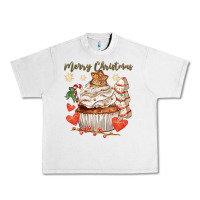 Lunar Rock merry christmas cupcake Urban Heavy Tee - CowGirlArtShop