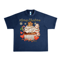 Navy merry christmas cupcake Urban Heavy Tee - CowGirlArtShop