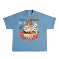 Pebble Blue merry christmas cupcake Urban Heavy Tee - CowGirlArtShop