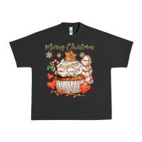 Pigment Black merry christmas cupcake Urban Heavy Tee - CowGirlArtShop