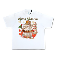 White merry christmas cupcake Urban Heavy Tee - CowGirlArtShop