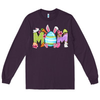 Plum Easter mom Long Sleeve Tee - OliviaCreatesArt