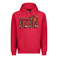 Cardinal football mama Premium Hoodie - CowhideDigitalArt