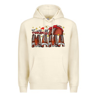 Sandshell football mama Premium Hoodie - CowhideDigitalArt