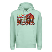 Seafoam football mama Premium Hoodie - CowhideDigitalArt