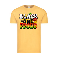 Vintage Mustard black and proud Vintage Tee - CowGirlArtShop