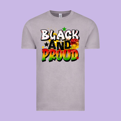 Black And Proud Vintage Tee Designed By Cowgirlartshop