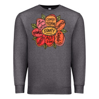 Charcoal Heather Equality Inclusion Diversity Equity Love Never Fails Teacher Premium Sweatshirt - trangStudio