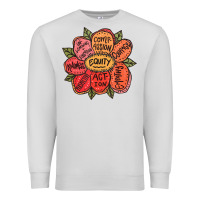 Dove Grey Equality Inclusion Diversity Equity Love Never Fails Teacher Premium Sweatshirt - trangStudio