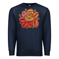 Navy Equality Inclusion Diversity Equity Love Never Fails Teacher Premium Sweatshirt - trangStudio
