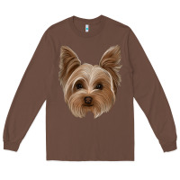 Chestnut yorkie Long Sleeve Tee - Jasminsmagicworld