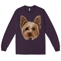 Plum yorkie Long Sleeve Tee - Jasminsmagicworld