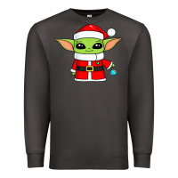 Smoke baby yoda christmas santa claus Premium Sweatshirt - trangStudio