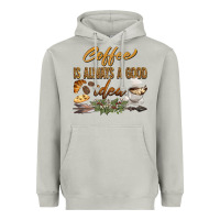 Moon Dust coffee is always a good idea Heavyweight Hoodie - BarkalooDesign