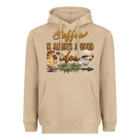 Mushroom coffee is always a good idea Heavyweight Hoodie - BarkalooDesign