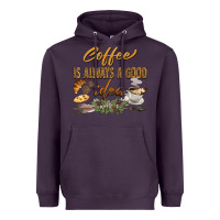 Plum coffee is always a good idea Heavyweight Hoodie - BarkalooDesign