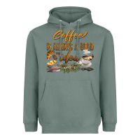 Sage coffee is always a good idea Heavyweight Hoodie - BarkalooDesign