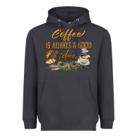 Smoke coffee is always a good idea Heavyweight Hoodie - BarkalooDesign