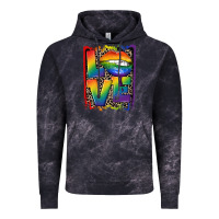 Cloud Black Love pride Vintage Hoodie - CowGirlArtShop