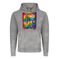 Cloud Rock Love pride Vintage Hoodie - CowGirlArtShop