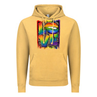 Vintage Mustard Love pride Vintage Hoodie - CowGirlArtShop
