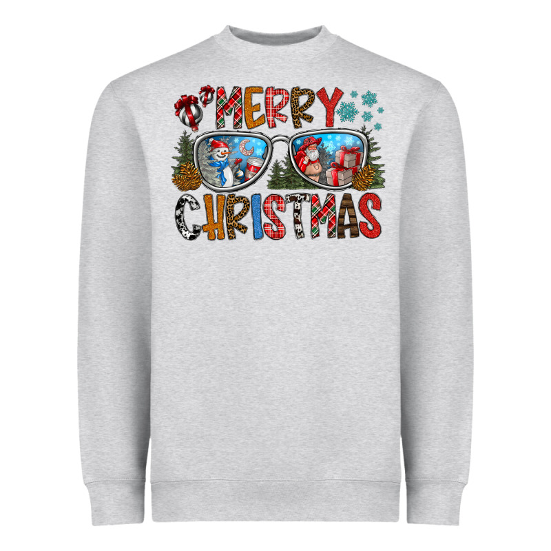 Merry Christmas Heavyweight Sweatshirt by CowhideDigitalArt | Teevron