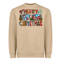 Mushroom merry christmas Heavyweight Sweatshirt - CowhideDigitalArt