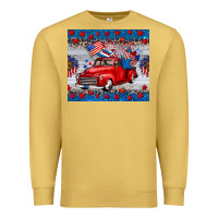 Antique Gold american truck 4th of july tumbler Premium Sweatshirt - BarkalooDesign