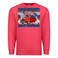 Cardinal american truck 4th of july tumbler Premium Sweatshirt - BarkalooDesign